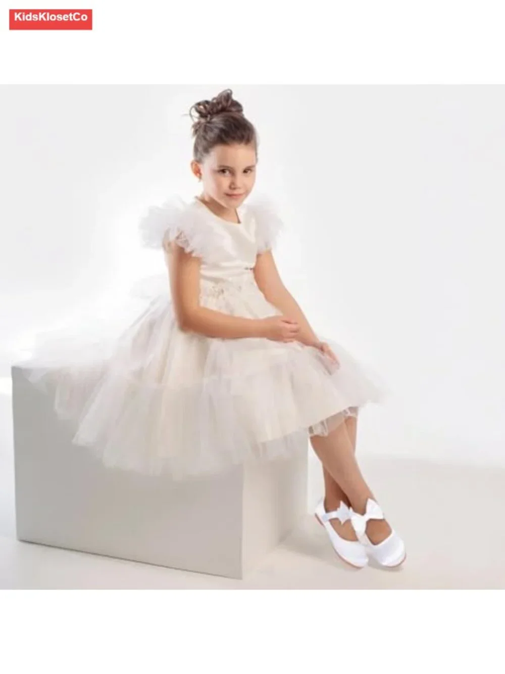 Girls Mary Jane Dress Shoes – Princess Ballet Flats for Wedding, Party & School